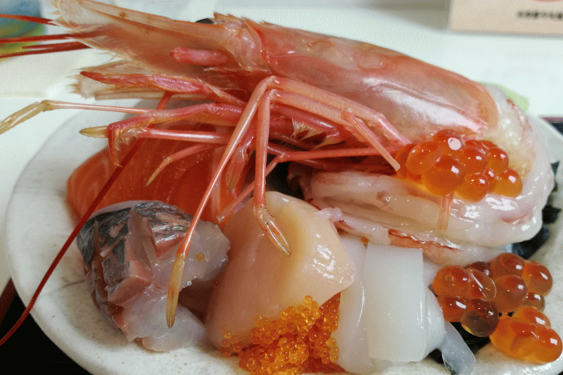 海鮮丼セット（小）1,200円